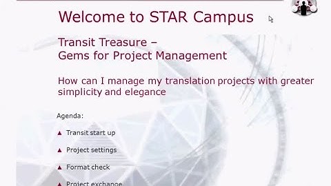 STAR Transit NXT: Gems for Project Management
