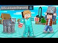 VOCÊ CONSEGUE SOBREVIVER EM UM MUNDO DE DIAMANTE NO MINECRAFT?