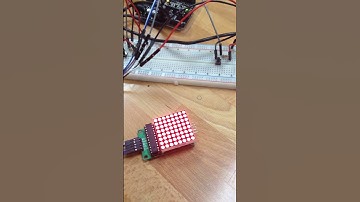 Arduino MAX7219 8x8 LED Matrix Ammo Counter