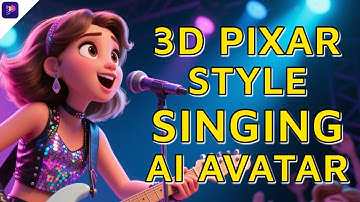 How to Create a Singing 3D Pixar Style Avatar with AI | Full AI Music Video Tutorial