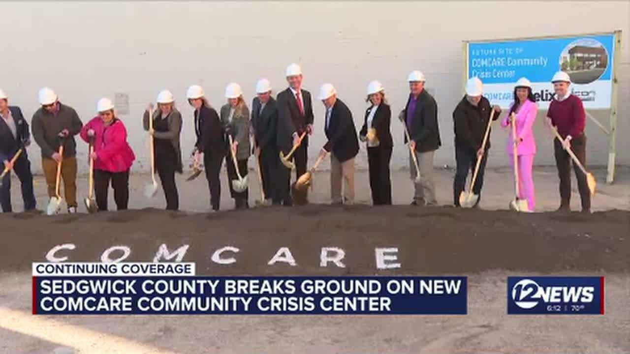 Sedgwick County breaks ground on new ComCare Crisis Center - YouTube