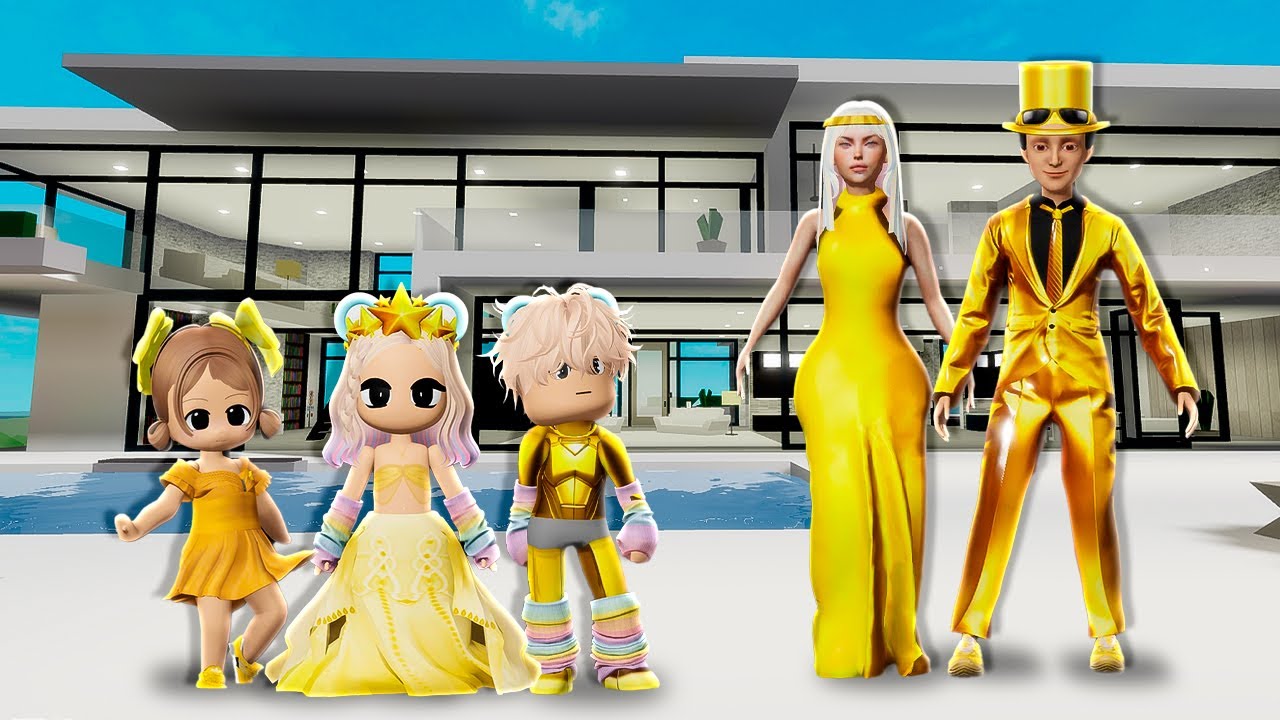 FOMOS ADOTADOS POR UMA FAMÍLIA REALISTA RICA em BROOKHAVEN