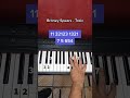 Britney Spears - Toxic (Piano Tutorial)