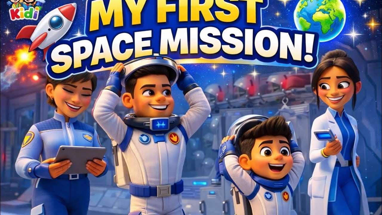 Kid Space Adventure Story | Fun Space Cartoon for Kids | Alien Planet Journey @kidli_kids