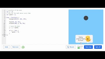 How To Do The Challenge: Bouncy Ball on Khan Academy Computer Programming, Javascript