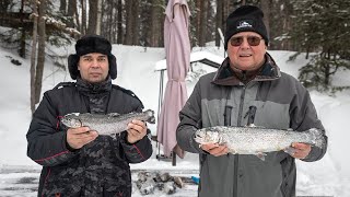 Форель в глухозимье. Уловистые ВИБЫ на ПЛАТНИКЕ в Подмосковье