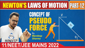 Pseudo Force Class 11 Physics in Hindi | Inertial & Non Inertial Reference Frame | JEE and NEET