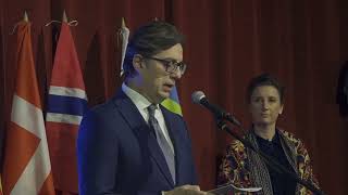 Обраќање, 30-годишнина од ВДО со Данска, Шведска, Норвешка и Финска