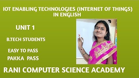 #5.IOT ENABLING TECHNOLOGIES( INTERNET OF THINGS) ENGLISH ||B.TECH STUDENTS