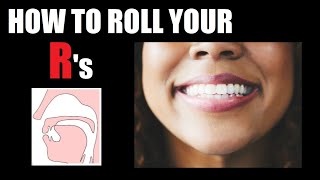 How to trill your Rs  |  How to roll your Rs  -  Easy method