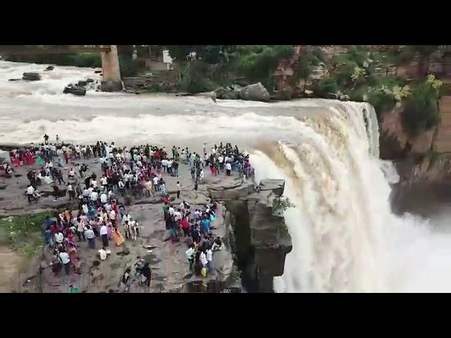 Gokak falls captured with drone 15/07/2018