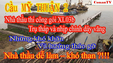 Nhà thầu thi công trụ tháp và nhịp dây văng cầu Mỹ Thuận 2 (XL03b) | Khó khăn và hướng giải quyết