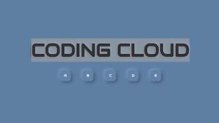 How to Create Button Designs with Text Shadow & Hover Effects | Coding Cloud