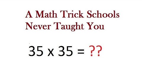 Square Numbers Ending in 5 in Seconds – Genius Math Hack! | Quick Math Hacks | Mental Math Trick 🧠 💥