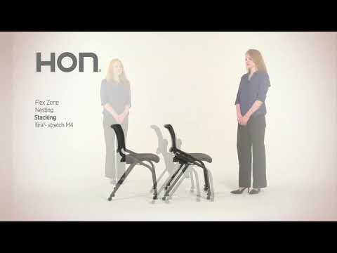 N046 HON Motivate Nesting and Stacking Chair Functionality Features and Adjustments
