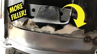 Classic Mini Clubman Budget Restoration - Rear Panel & Boot Floor Repair