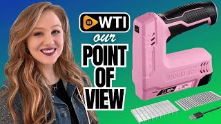 WORKPRO Electric Staple Gun | POV | Would you buy it?