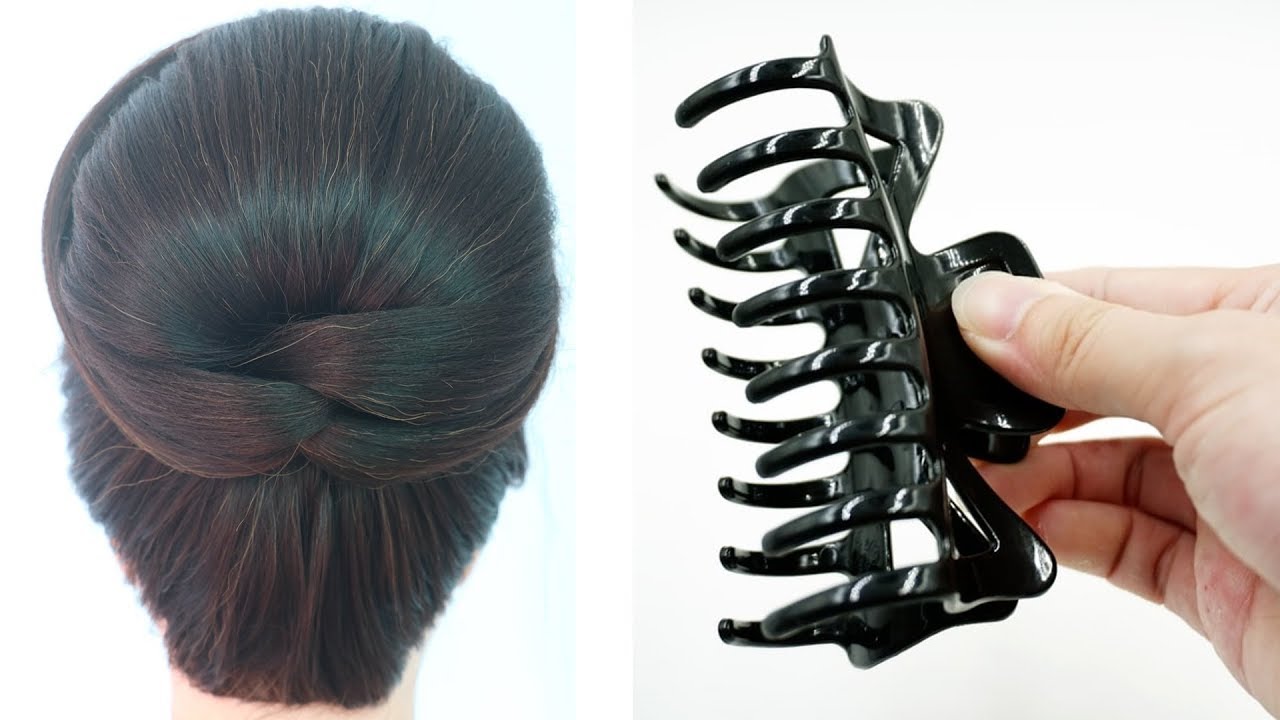 new hairstyle with using clutcher || cute hairstyle || different hairstyle || new hairstyle 2019