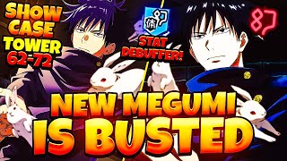INSANELY GOOD! *NEW* RABBIT MEGUMI TOWER SHOWCASE - STAT DEBUFFER GOES CRAZY! JJK: PHANTOM PARADE