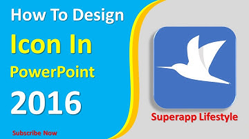How to Design Icon Or logo In PowerPoint 2016 _ PowerPoint Tutorial Lesson2022 _Superape Lifesteyle