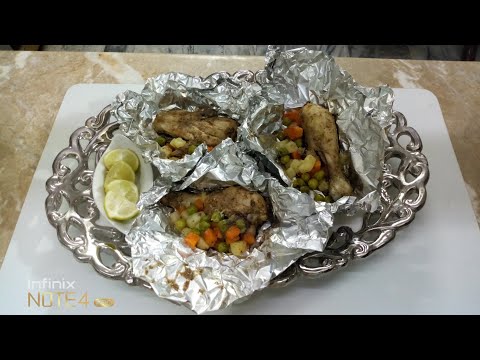 Video: Chicken With Vegetables, Stewed In Foil