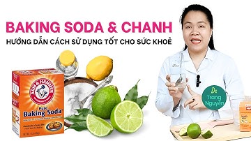 Cách sử dụng Baking soda và chanh giúp giảm axit uric hiệu quả
