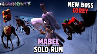 Mabel Solo Run (Area 15+) & Corey Boss Fight | Roblox FUNHOUSE