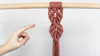 Macrame Leaf Pattern | DIY MACRAME