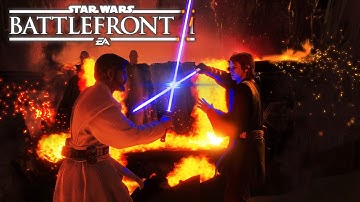 Obi-Wan vs Anakin (ROTS) in Battlefront 2