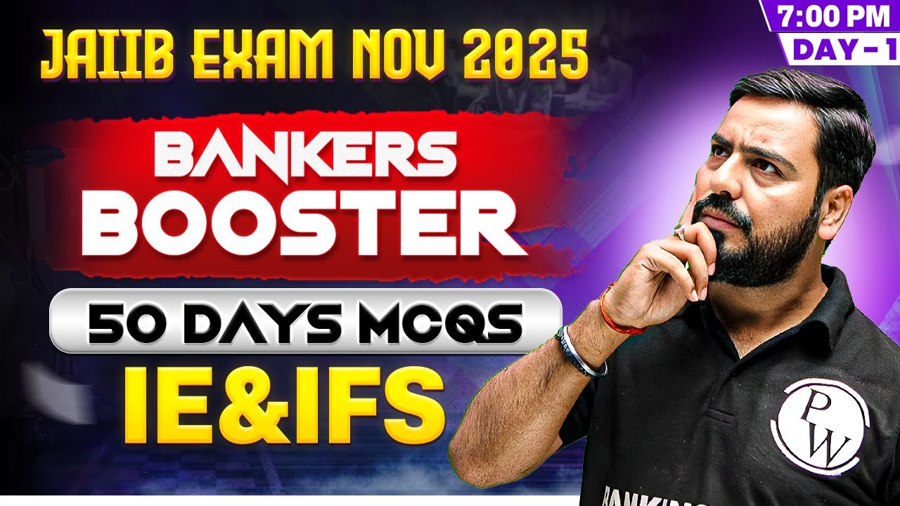 JAIIB Exam Preparation | JAIIB IE and IFS MCQ | IE and IFS Important Questions | Day -1 | Ashish Sir