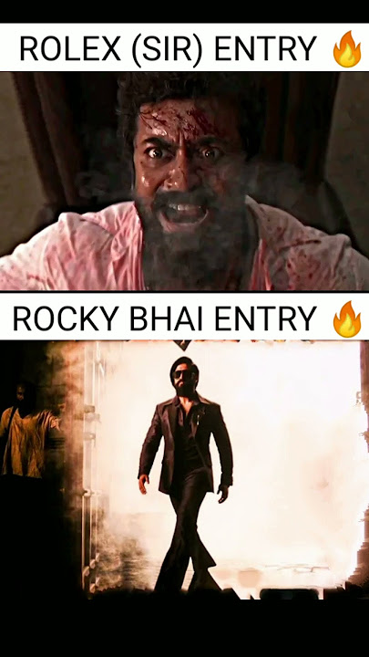 ROLEX ENTRY 🆚 ROCKY BHAI ENTRY🔥😈 #shorts #youtubeshorts #ytshorts