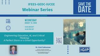 Engineering Education, AI, & Critical Thinking: A Perfect Storm or a Great Opportunity