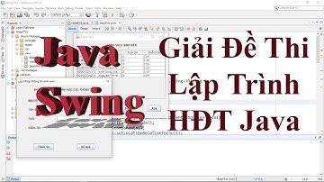 Giải Đề Thi LTHĐT Java - P2: Thiết kế các lớp theo mô hình MVC