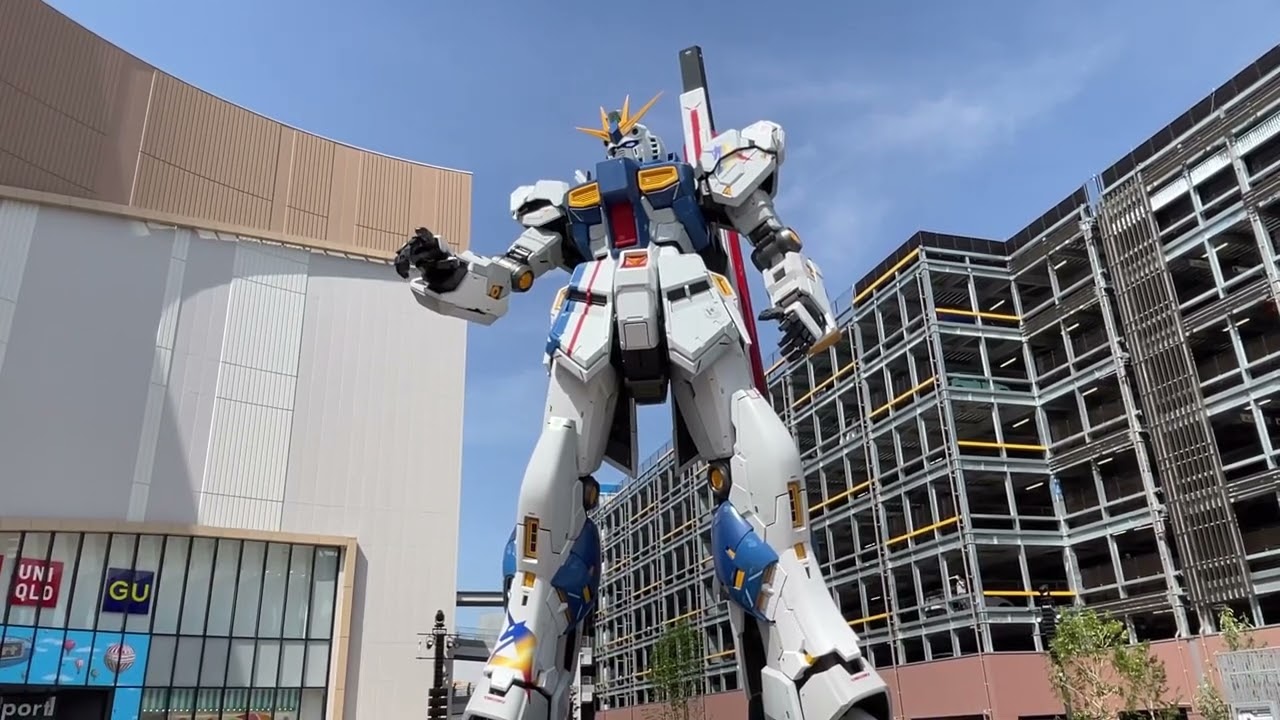 ららぽーと福岡グランドオープン初日 RX-93ff ν(ニュー)ガンダム初起動