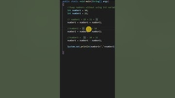 swap numbers without third variable java #shortsfeed #shorts #tiktok