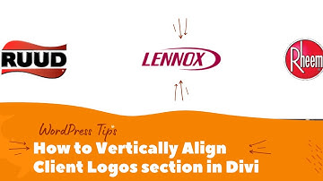 How to Vertically Align Client Logos section in Divi
