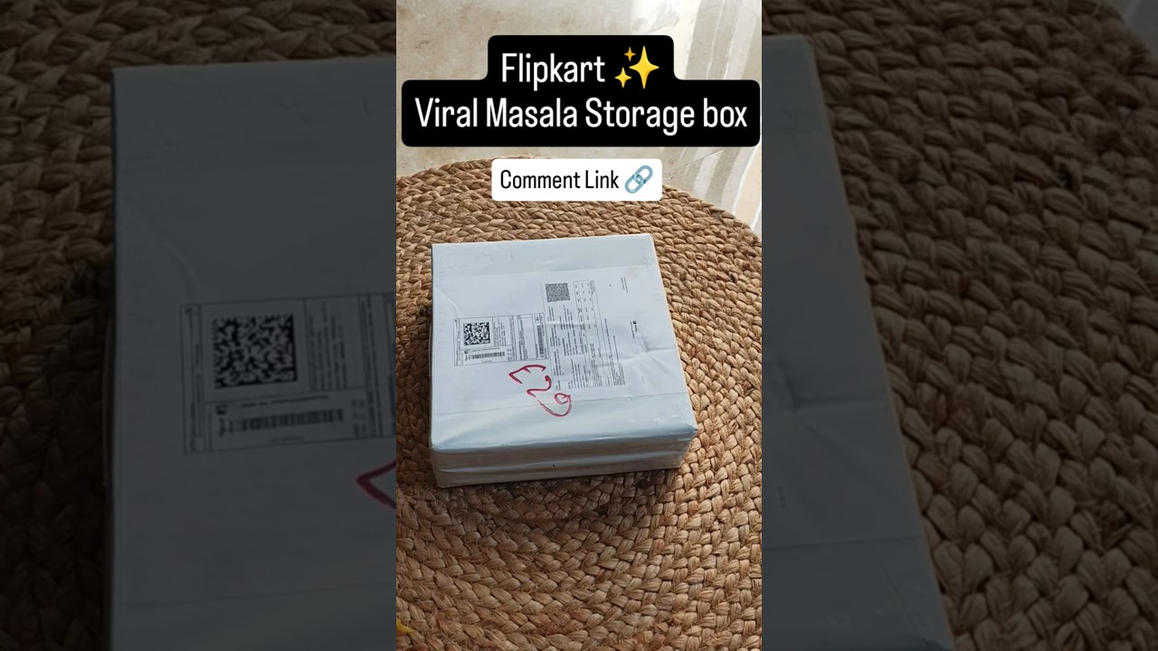 Flipkart Stainless Steel Masala Box |Indian Kitchen Must-Have Spice Organizer 