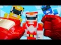 REALISTIC MINECRAFT - STEVE MEETS THE POWER RANGERS!