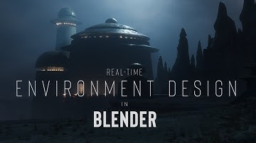 Real-time Environment Design in Blender (Trailer)