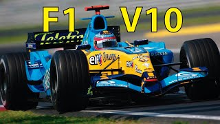 F1 V10 Start Engine Sound Compilation + FINAL Renault RB25 Playing Song (HONDA, FERRARI, Williams..)