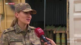Zeytin Dalı’nın kadın subayları. Resimi