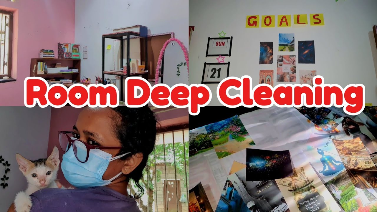 Room Deep Cleaning ❤🌻🧼🧹⏰ අවුරුද්දට ලෑස්ති වෙන්න 💛😌 