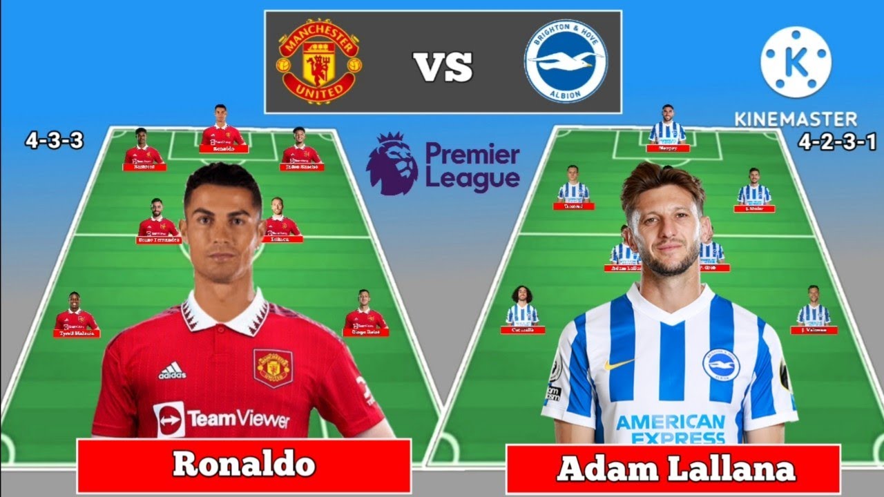 Predictions Line up Manchester United vs Brighton Matchday 1 Premier League  2022/2023 - YouTube