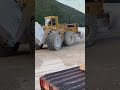 Caterpillar 988 Wheel Loader Loading Huge Marble Blocks - #megamachineschannel