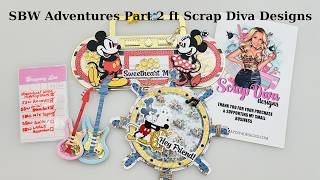 SBW Adventures Part 2 @ScrapDiva29 #craft #scrapbooking #steamboatwillie #retro #scrapdivadesigns