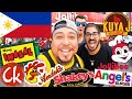 FOREIGNERS TRY FILIPINO Fast Food in MANILA🇵🇭