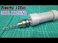How to Make Powerful 12volt Drill Machine Using PVC Pipe