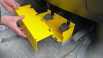 Milenco BC Motorhome & Van Pedal Lock For Ducato,Relay and Boxer Vans