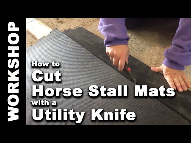 Horse Stall Mat - 4' x 6' - 1/2 Thick