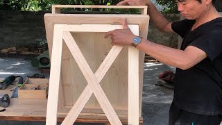 Amazing Idea Creative Woodworking From Pallets //How To Build A Desk For Small Space. Smart Desk-DIY